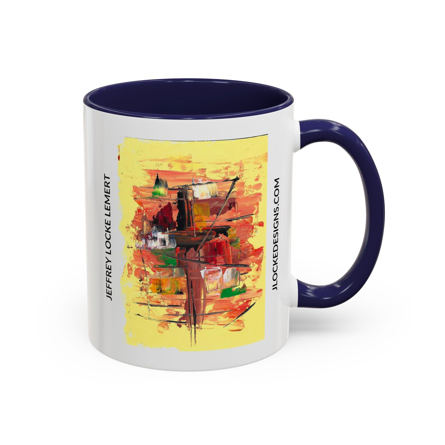 Coffee Mug With Original Art Design In The Harbor