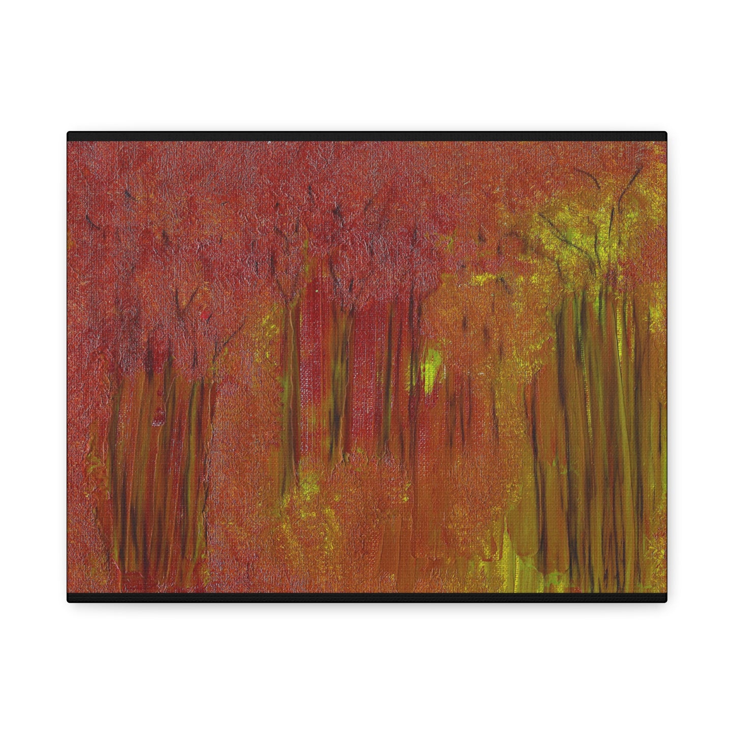 Titled "The Whispering Forest" Abstract On Canvas