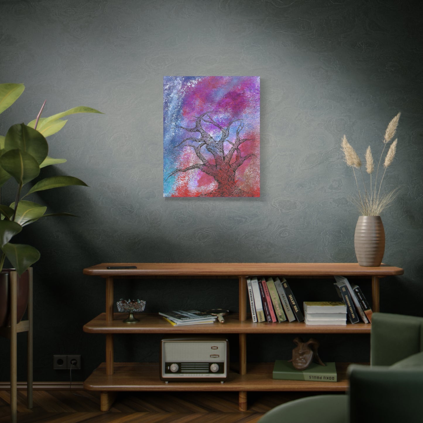 Titled "When Trees Dream" Abstract On Canvas