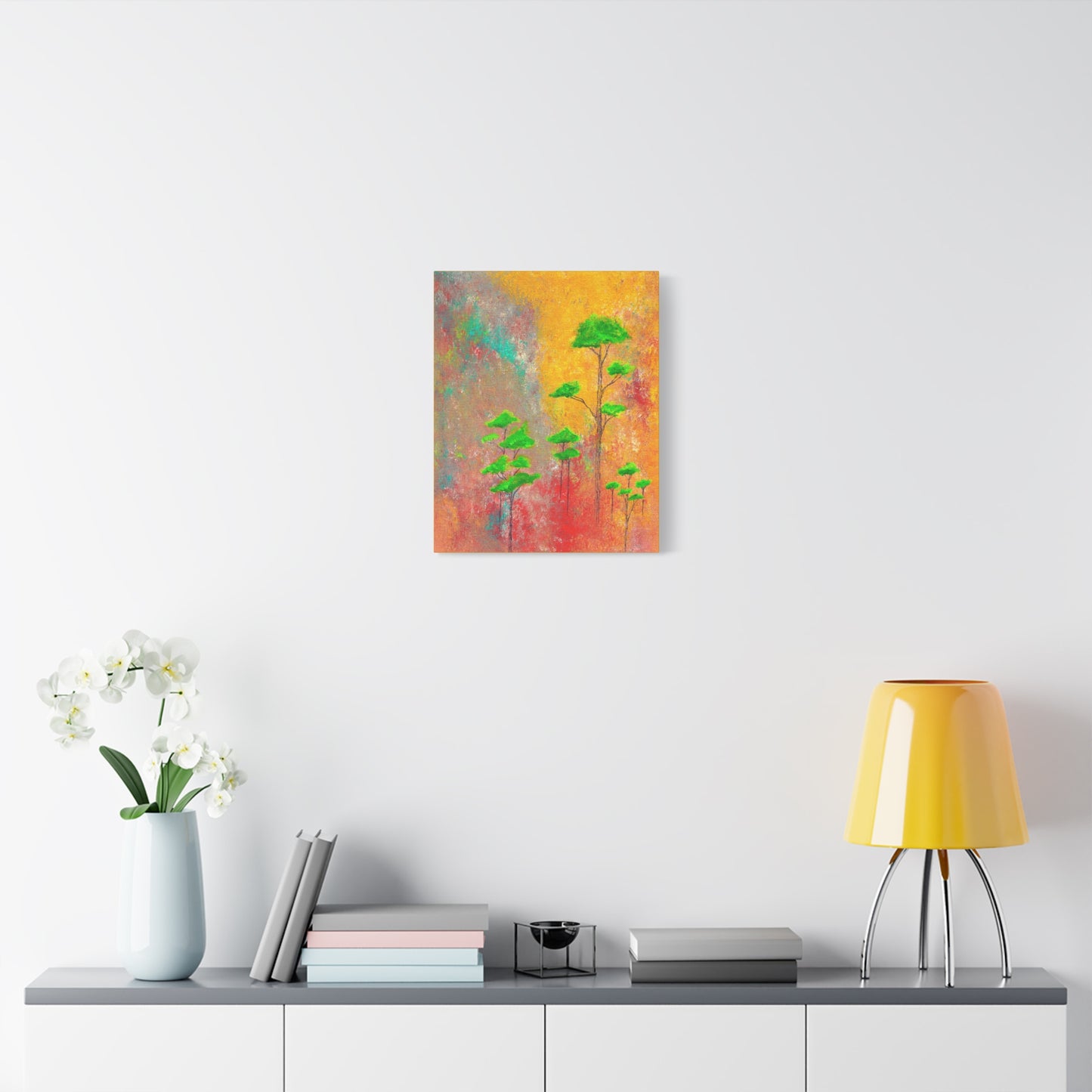 Titled "Afrika" Abstract On Canvas