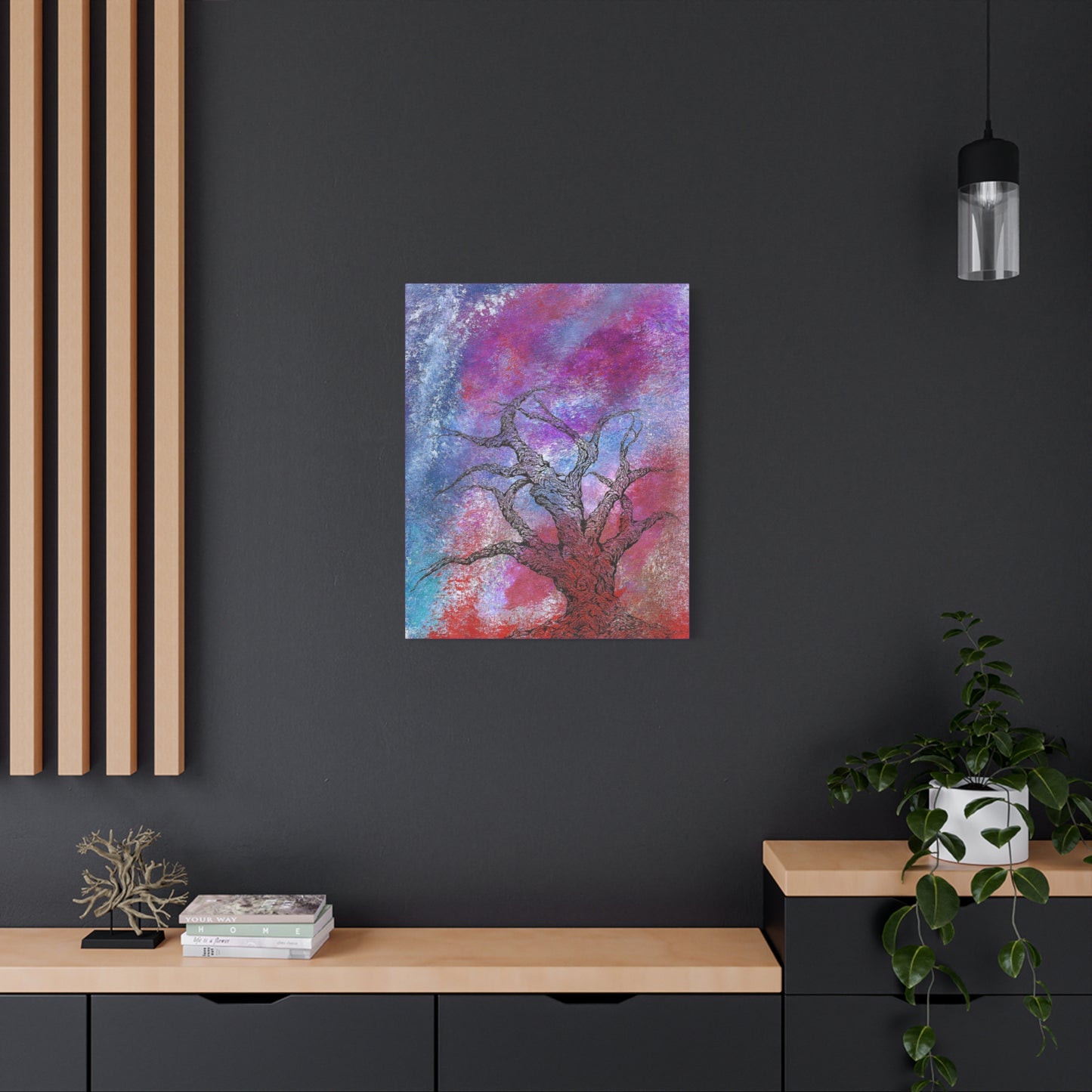 Titled "When Trees Dream" Abstract On Canvas