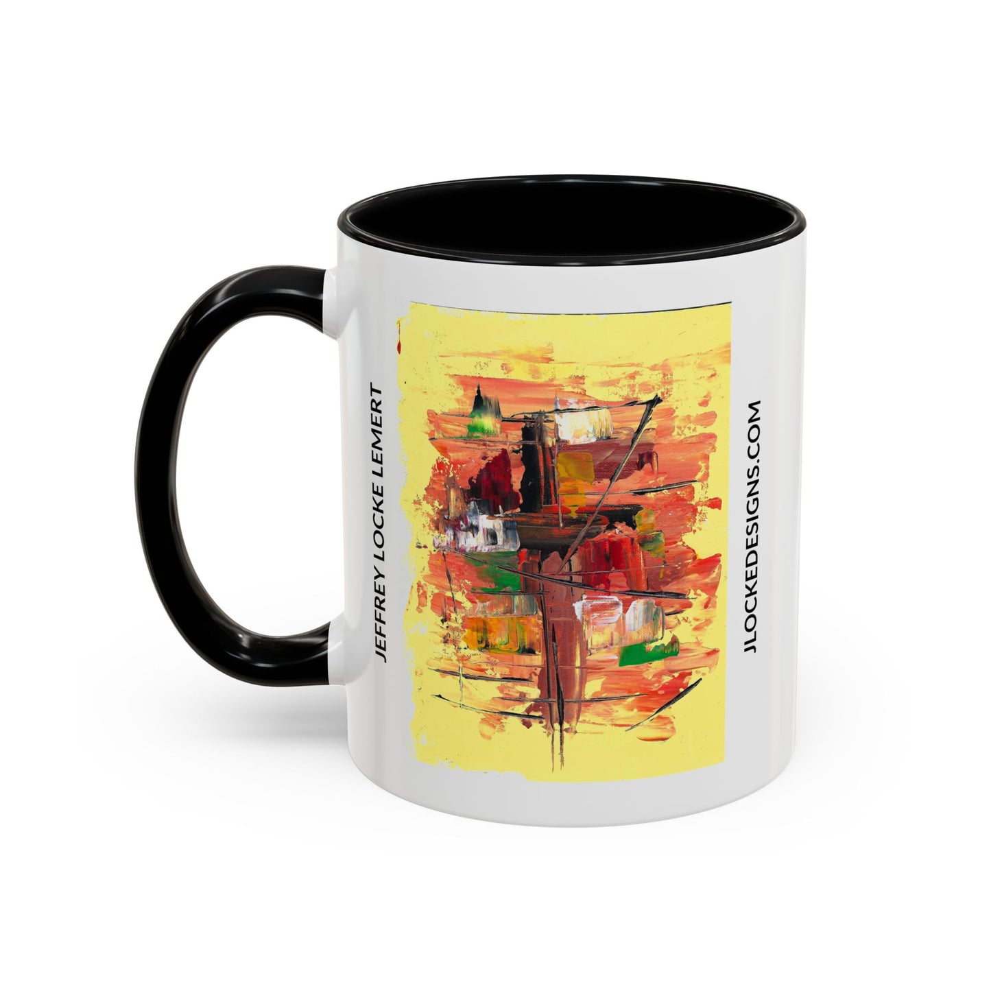 Coffee Mug With Original Art Design In The Harbor
