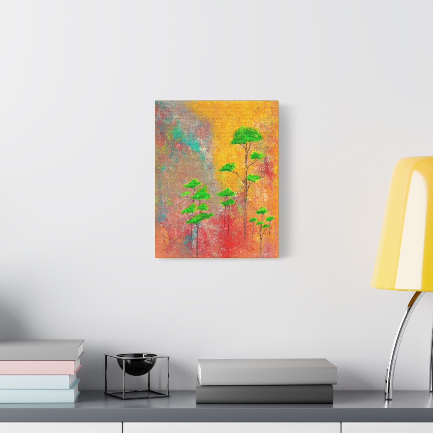Titled "Afrika" Abstract On Canvas