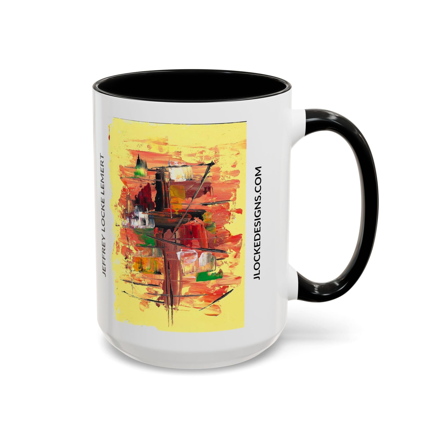 Coffee Mug With Original Art Design In The Harbor
