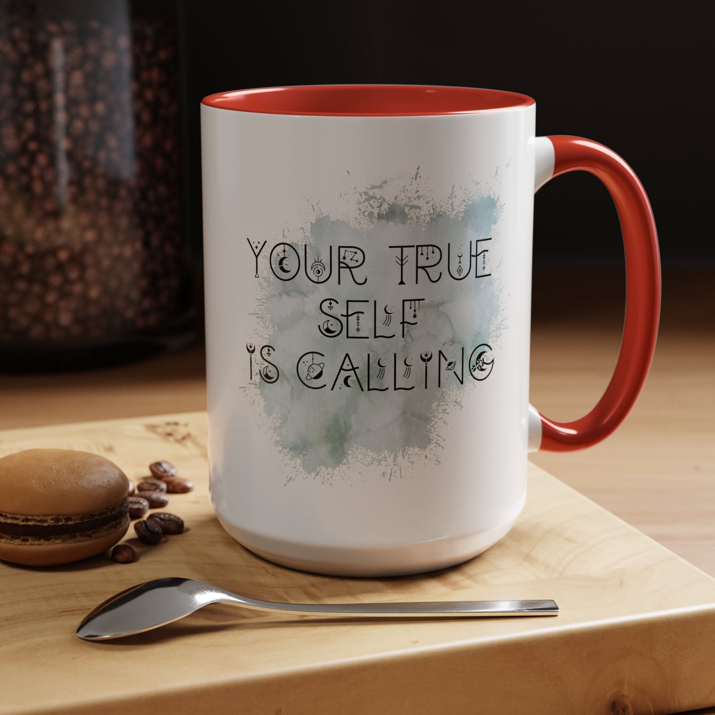 Mug with Inspirational Message - Your True Self Is Calling