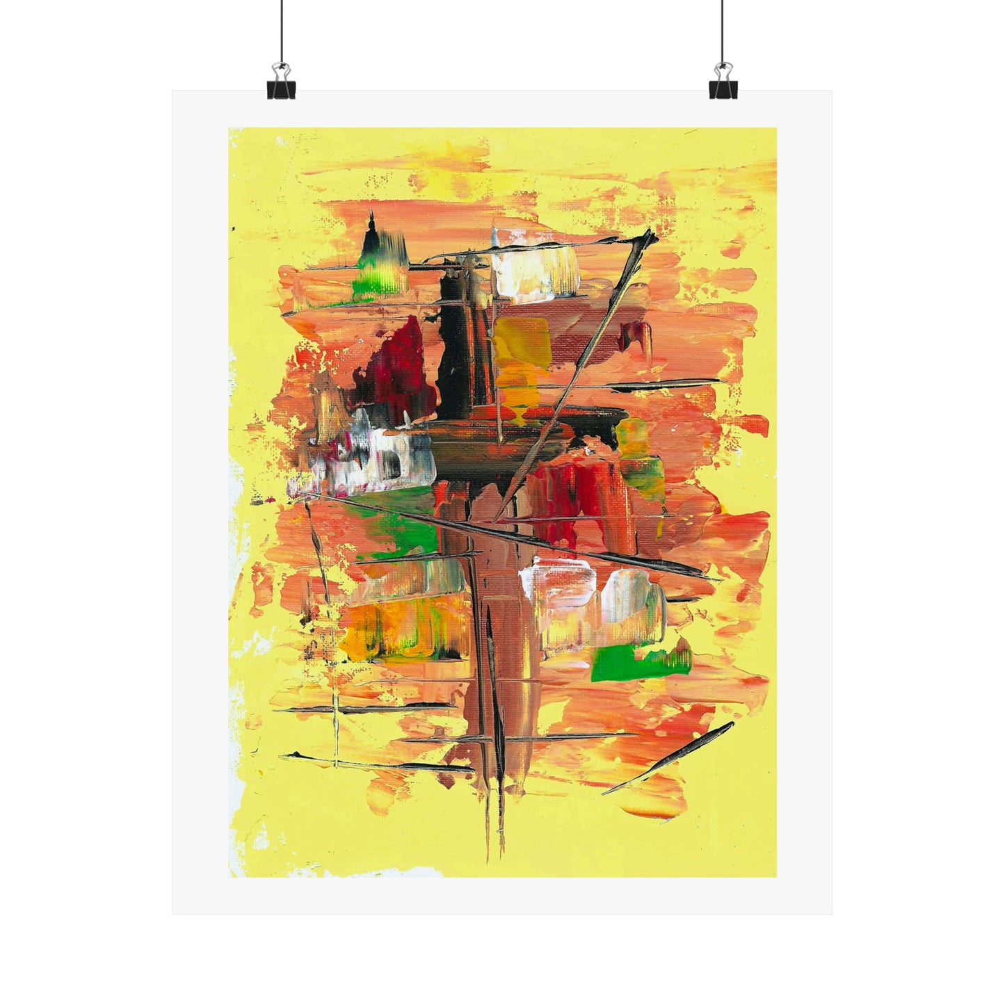Titled 'In The Harbor' Art Print On Paper In 4 Sizes