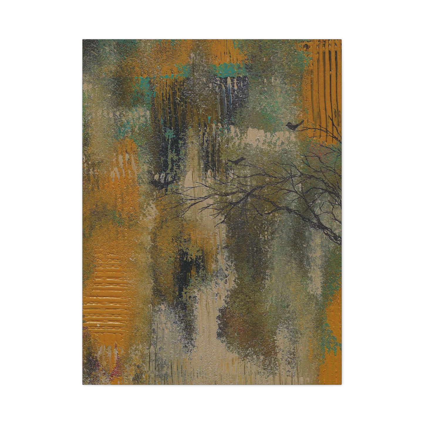 Titled "Sanctuary" Abstract On Canvas