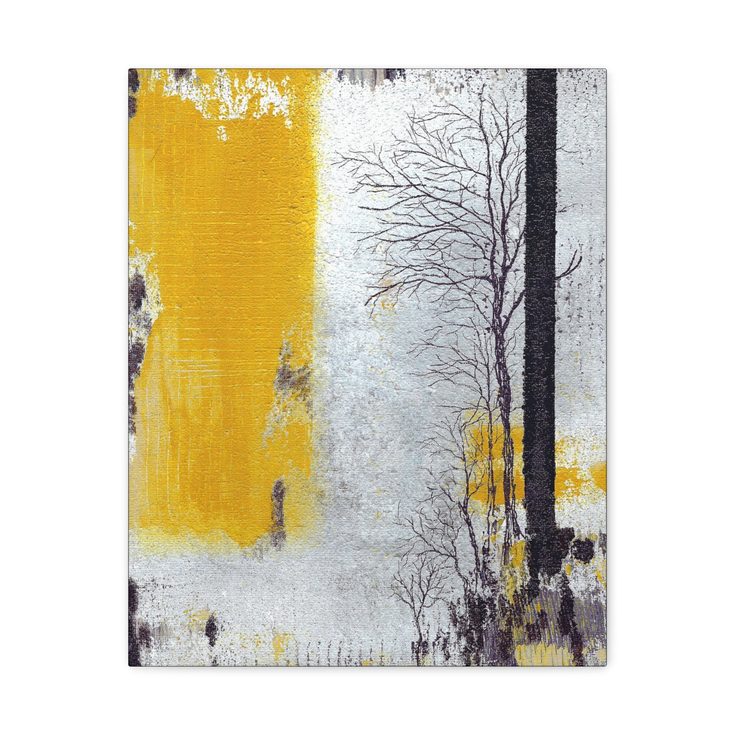 Titled "When The Sun Rises" Abstract On Canvas