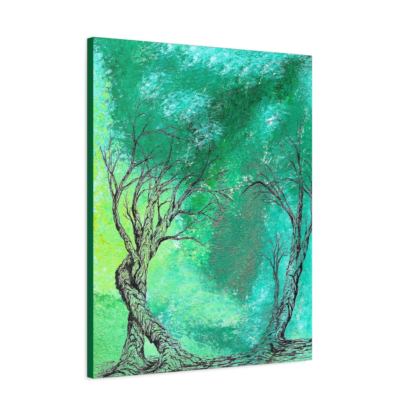Titled "The Portal" Abstract On Canvas