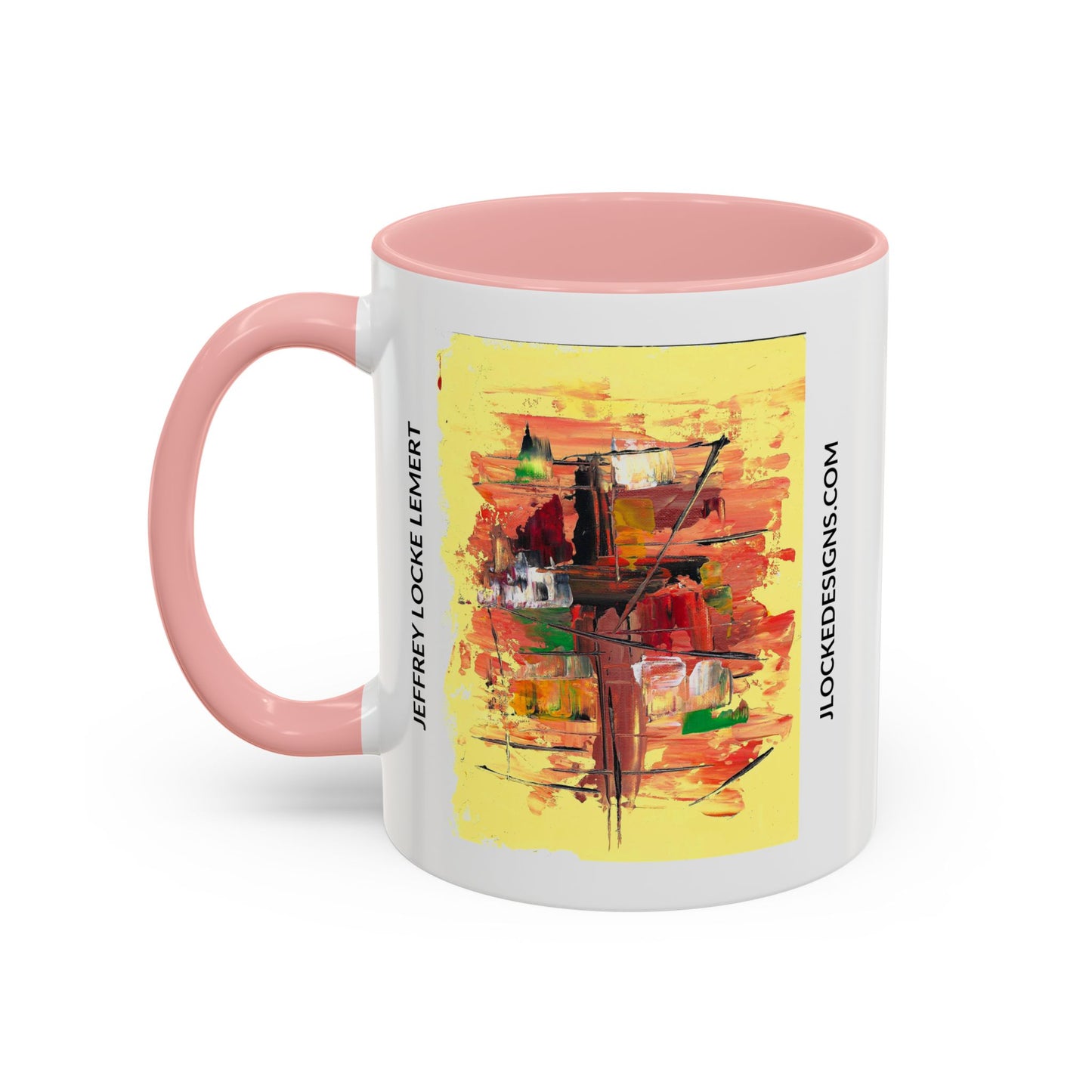 Coffee Mug With Original Art Design In The Harbor