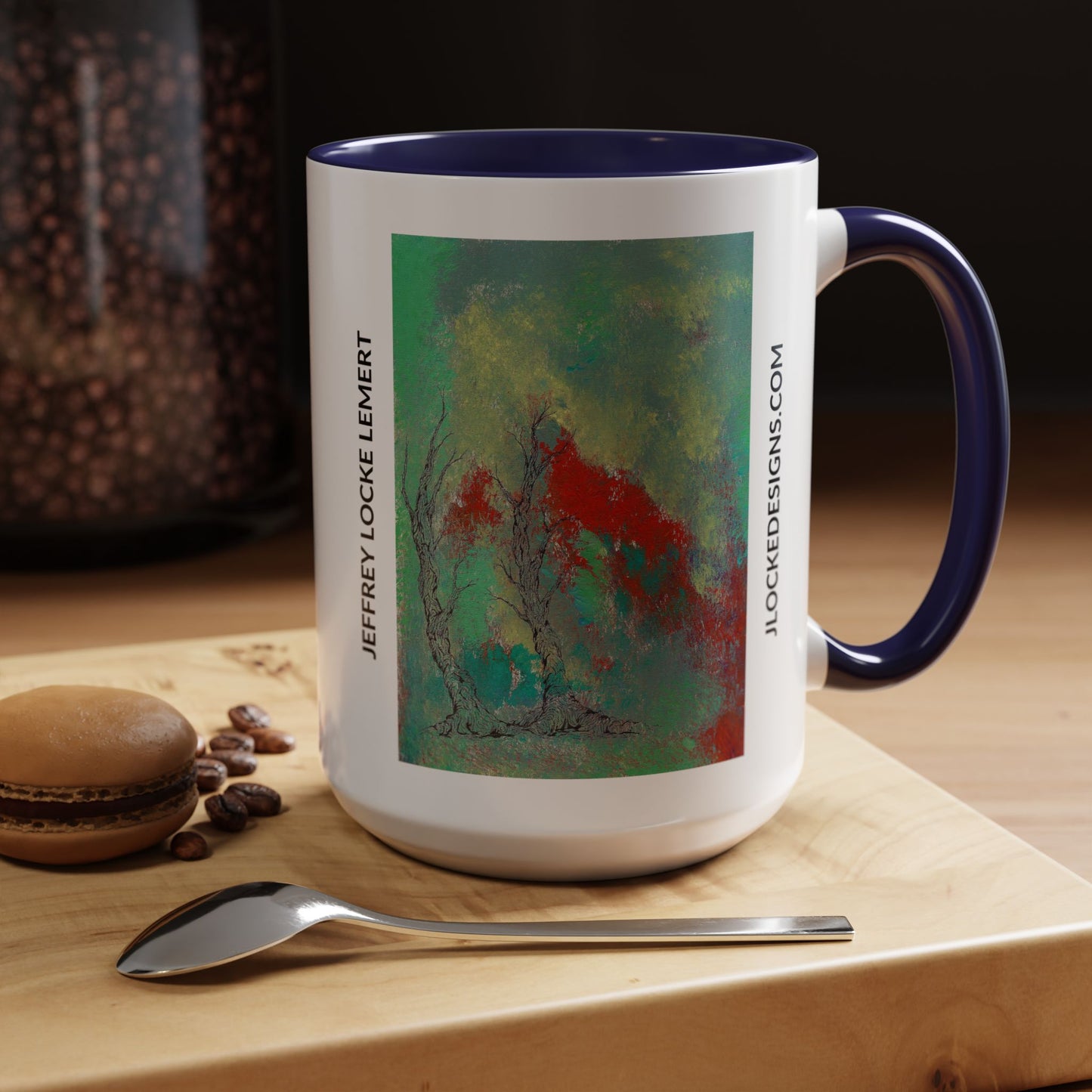 Coffee Mug With Original Art Design Retro Done This Way