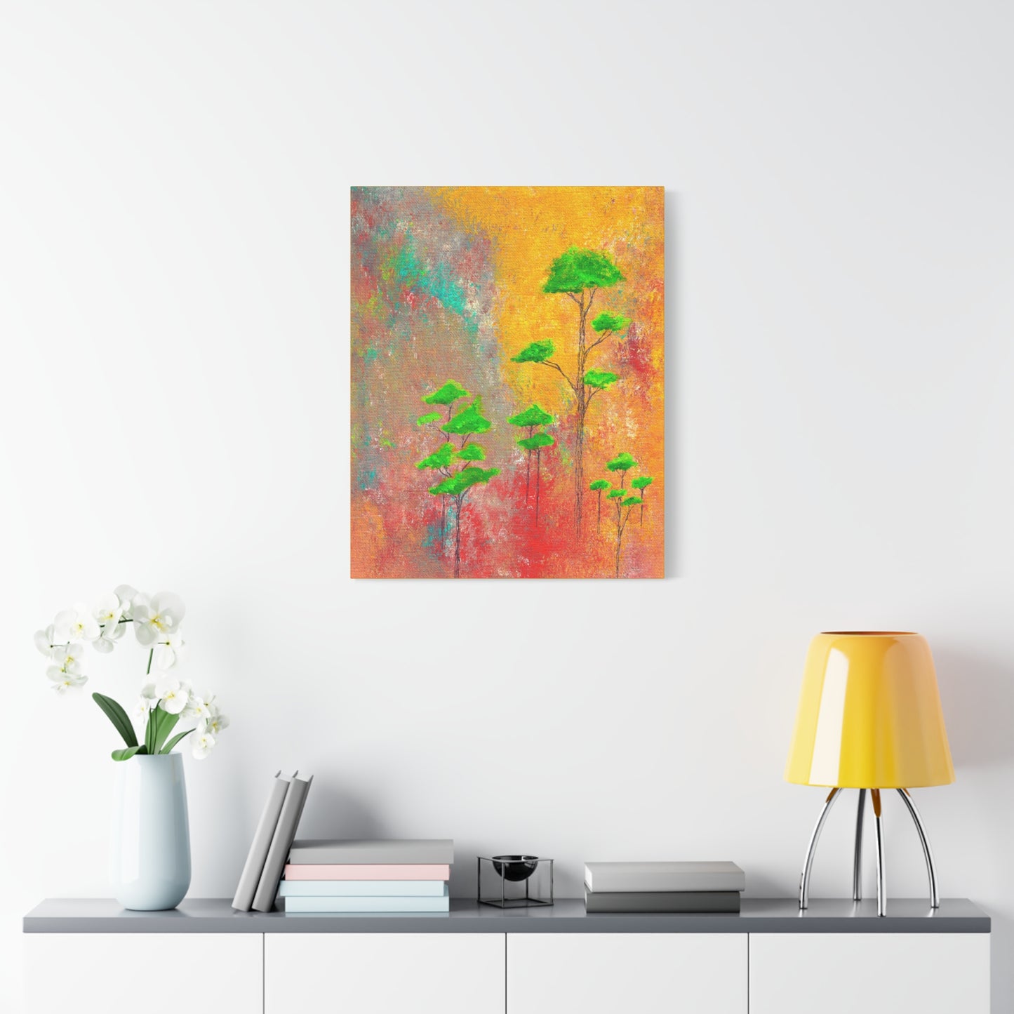 Titled "Afrika" Abstract On Canvas