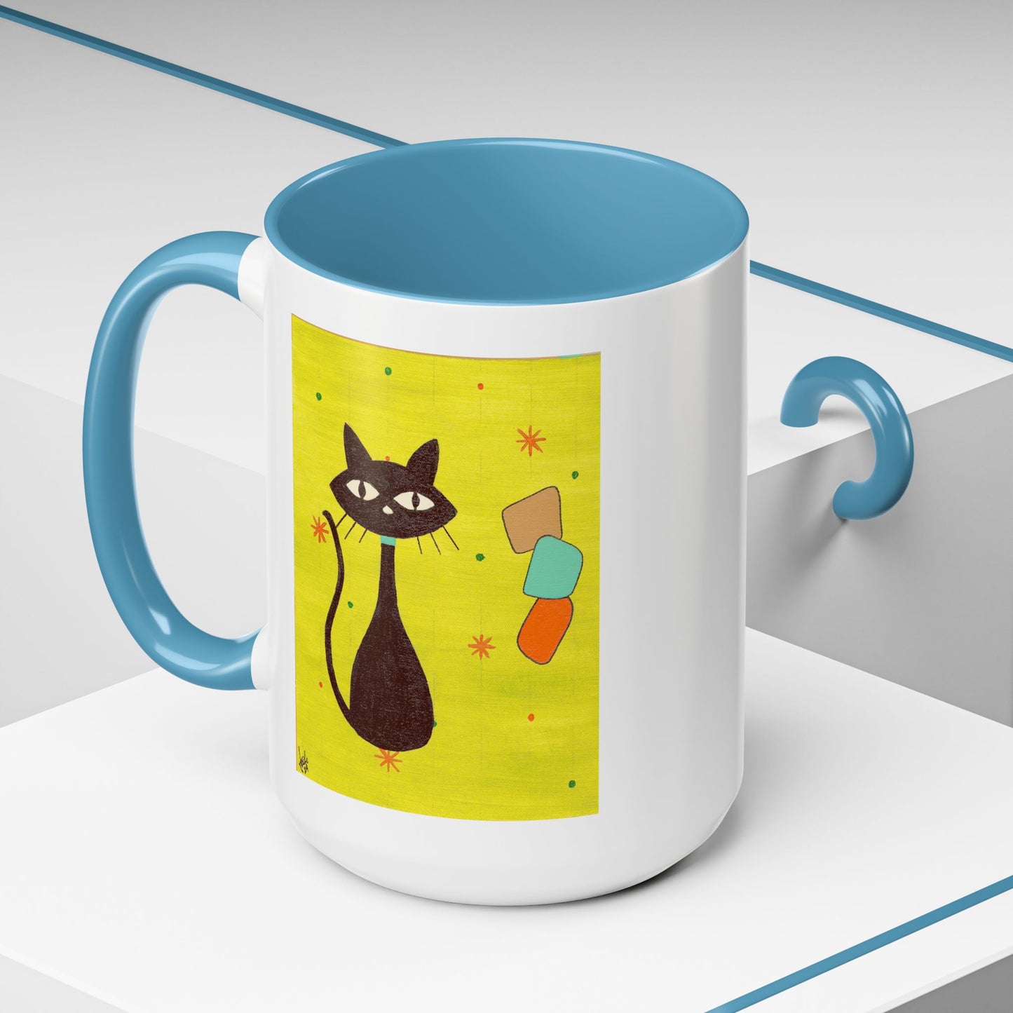 Mug - Play Time Fun Retro Artwork Coffee Mug (11, 15oz)