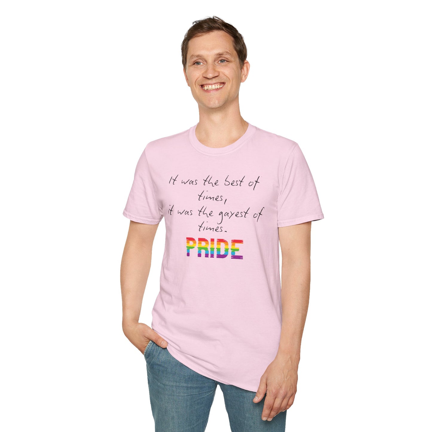 Pride T-Shirt with Quote and Diversity