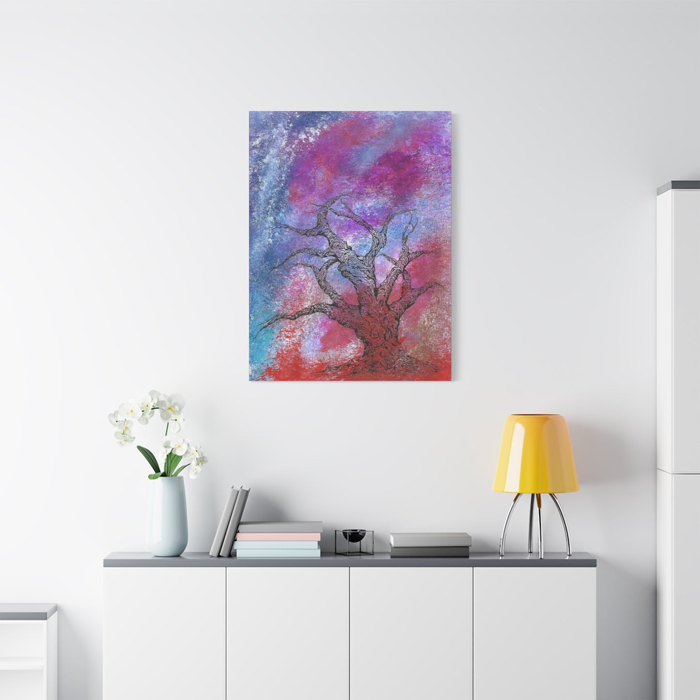 Titled "When Trees Dream" Abstract On Canvas