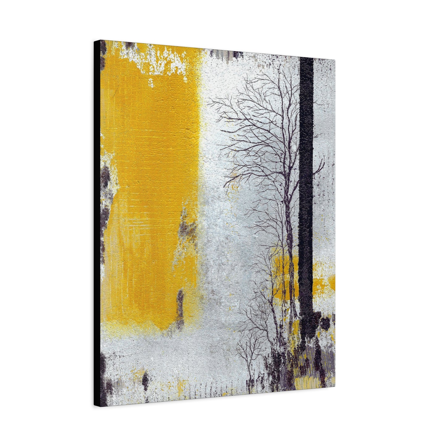 Titled "When The Sun Rises" Abstract On Canvas