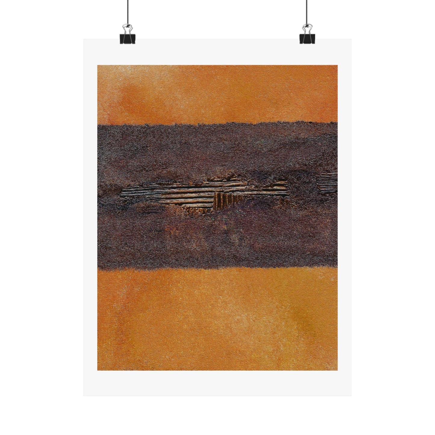 Titled "Horizon" Art Print On Paper In 4 Sizes