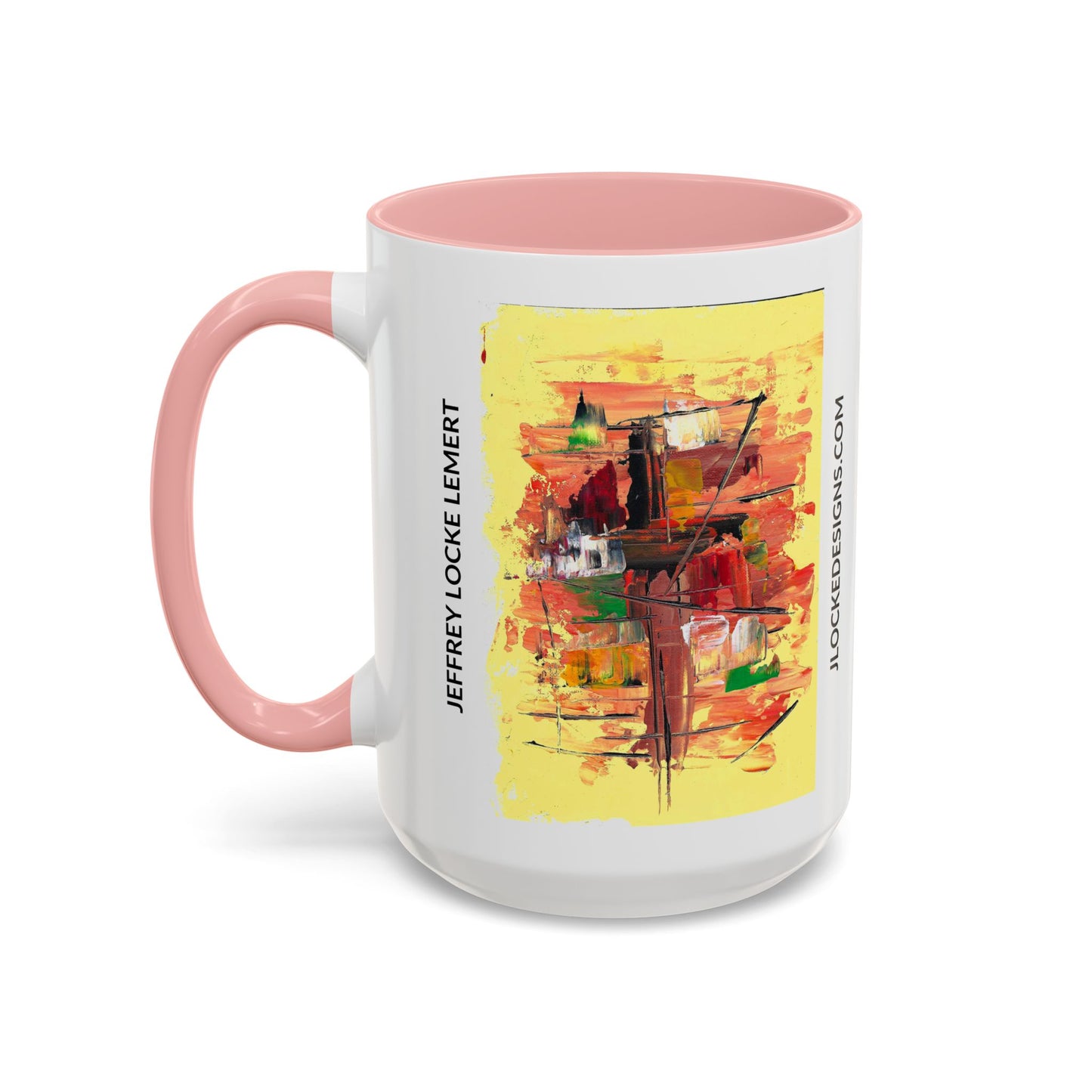 Coffee Mug With Original Art Design In The Harbor