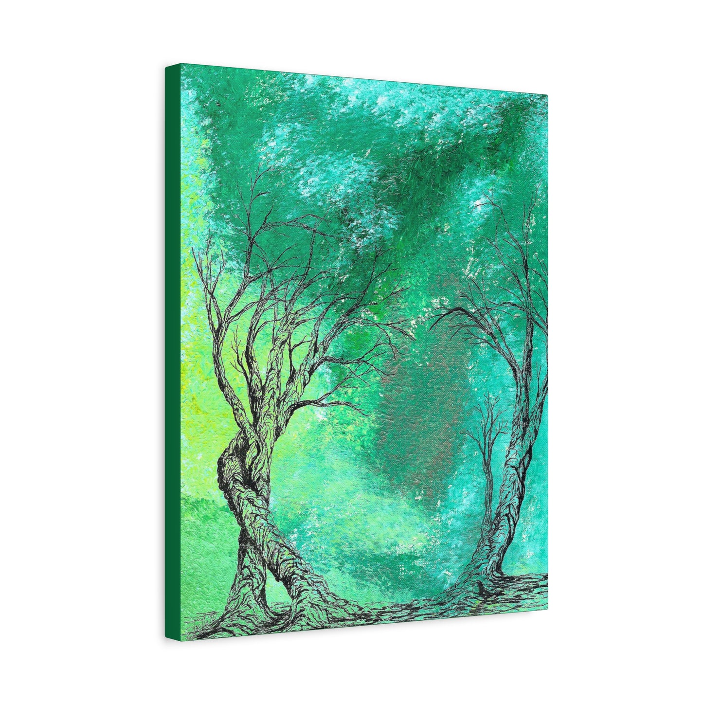 Titled "The Portal" Abstract On Canvas