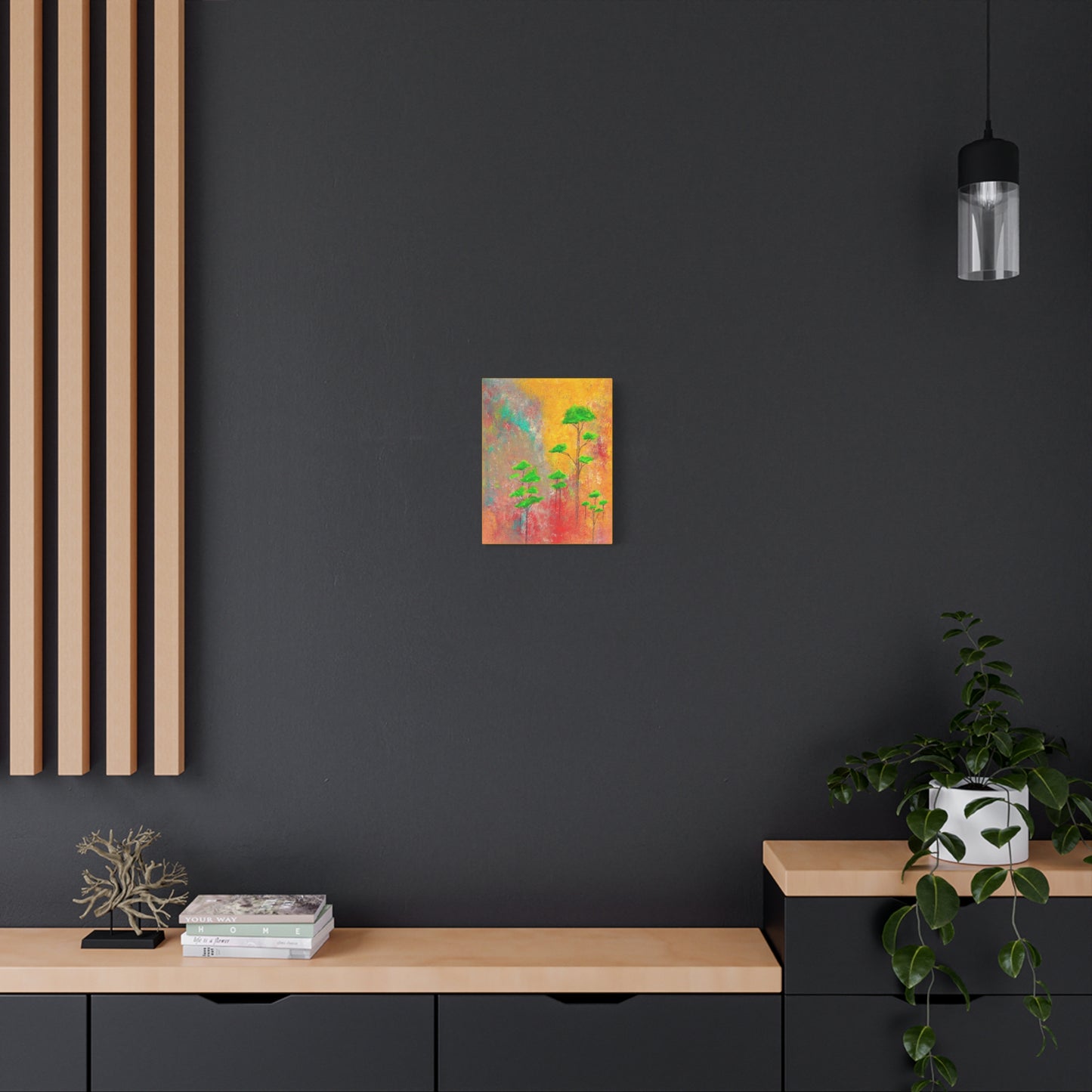 Titled "Afrika" Abstract On Canvas