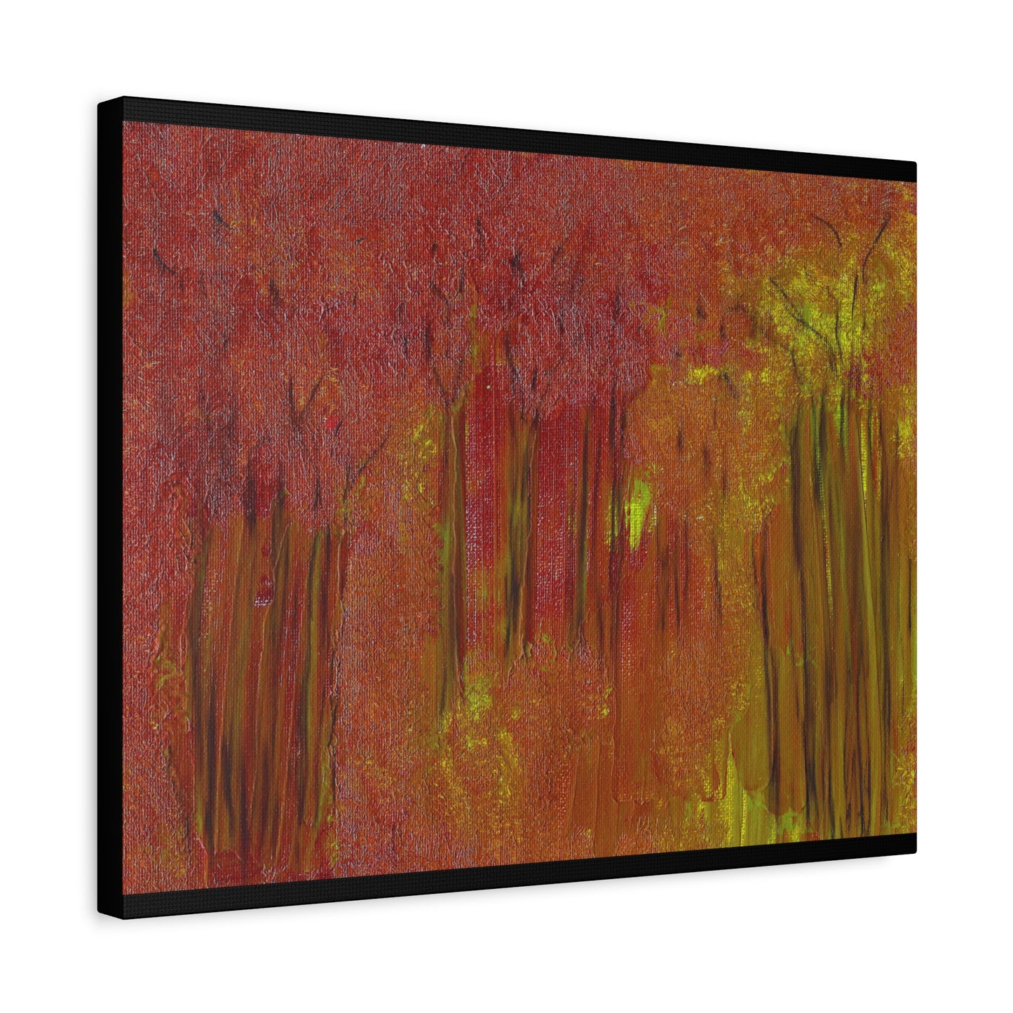 Titled "The Whispering Forest" Abstract On Canvas