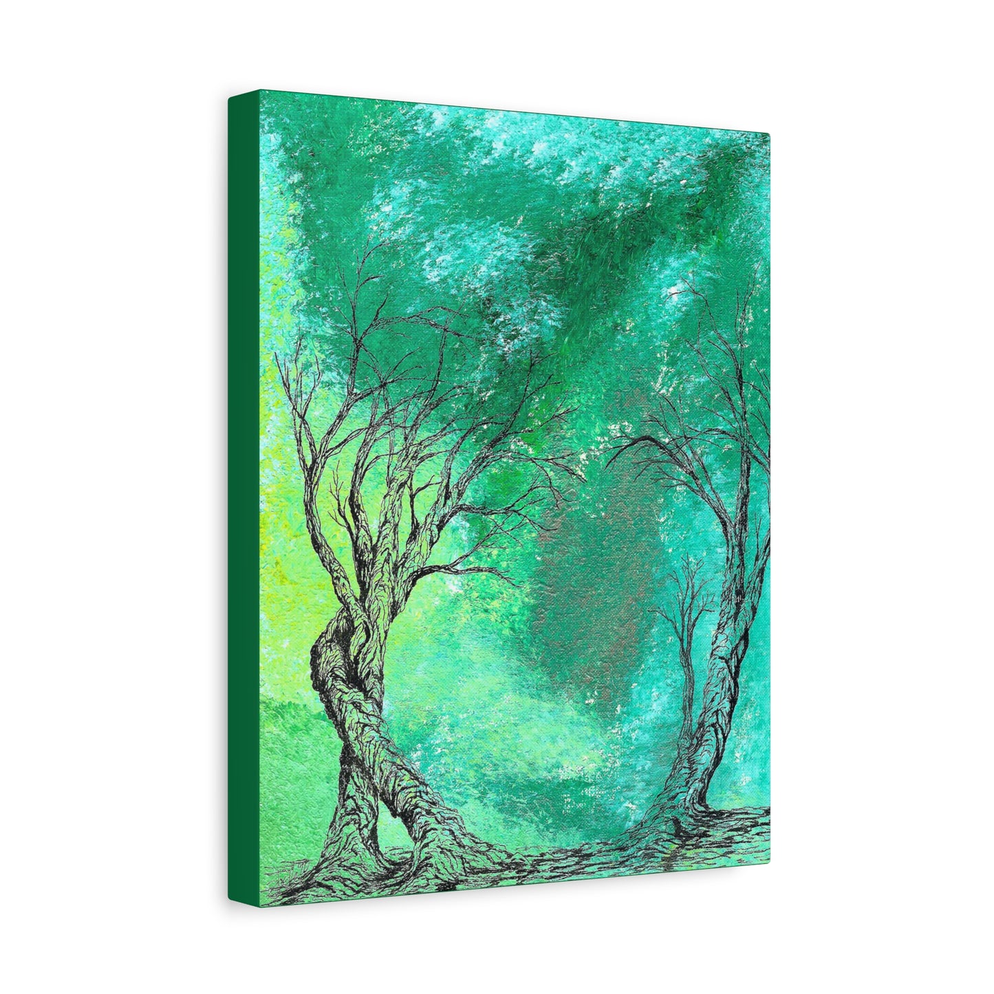 Titled "The Portal" Abstract On Canvas