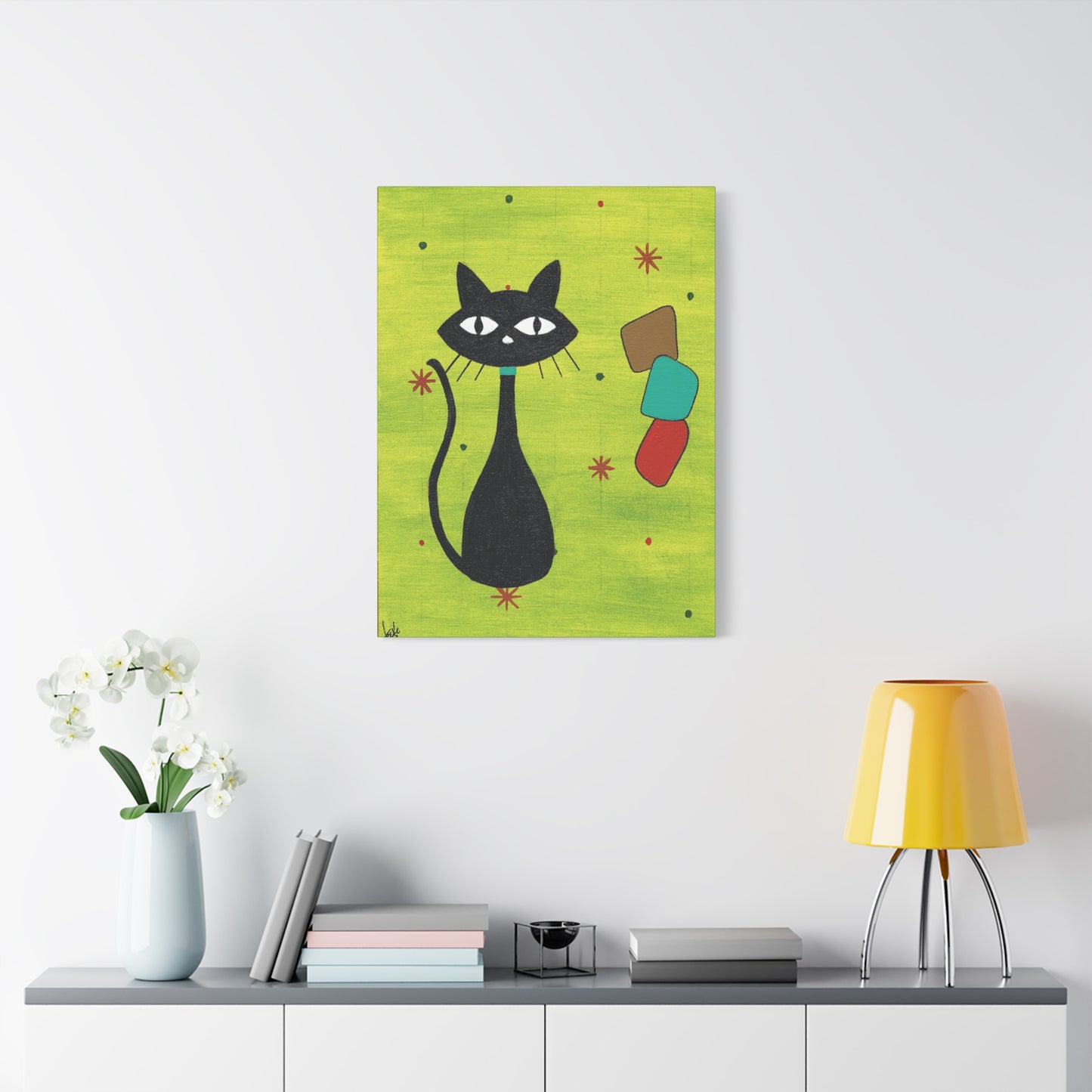 Titled "Play Time" Vintage Inspired Fun Piece On Canvas