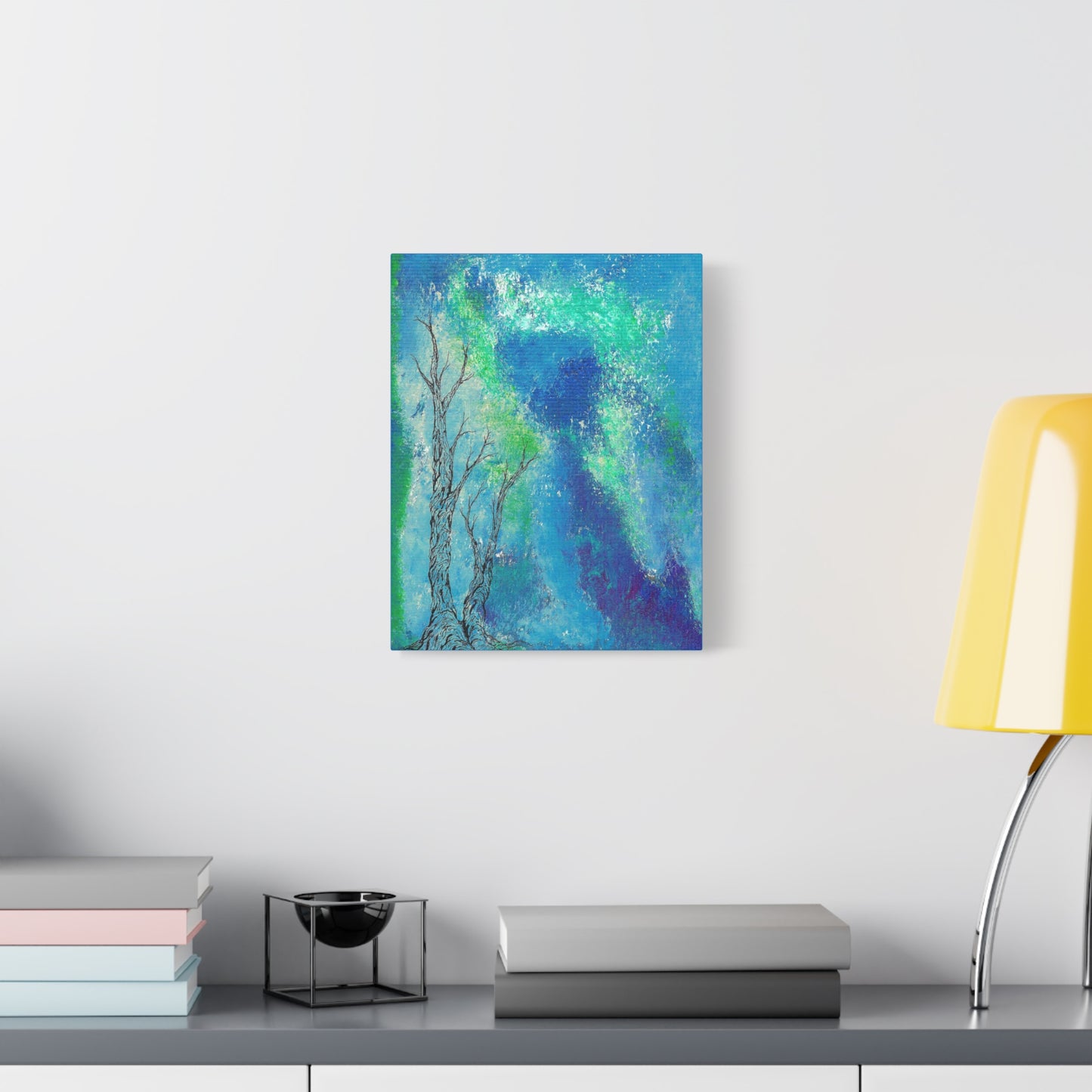 Titled "Into The Unknown" Abstract On Canvas