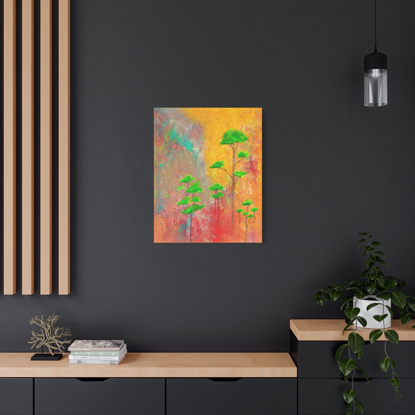 Titled "Afrika" Abstract On Canvas