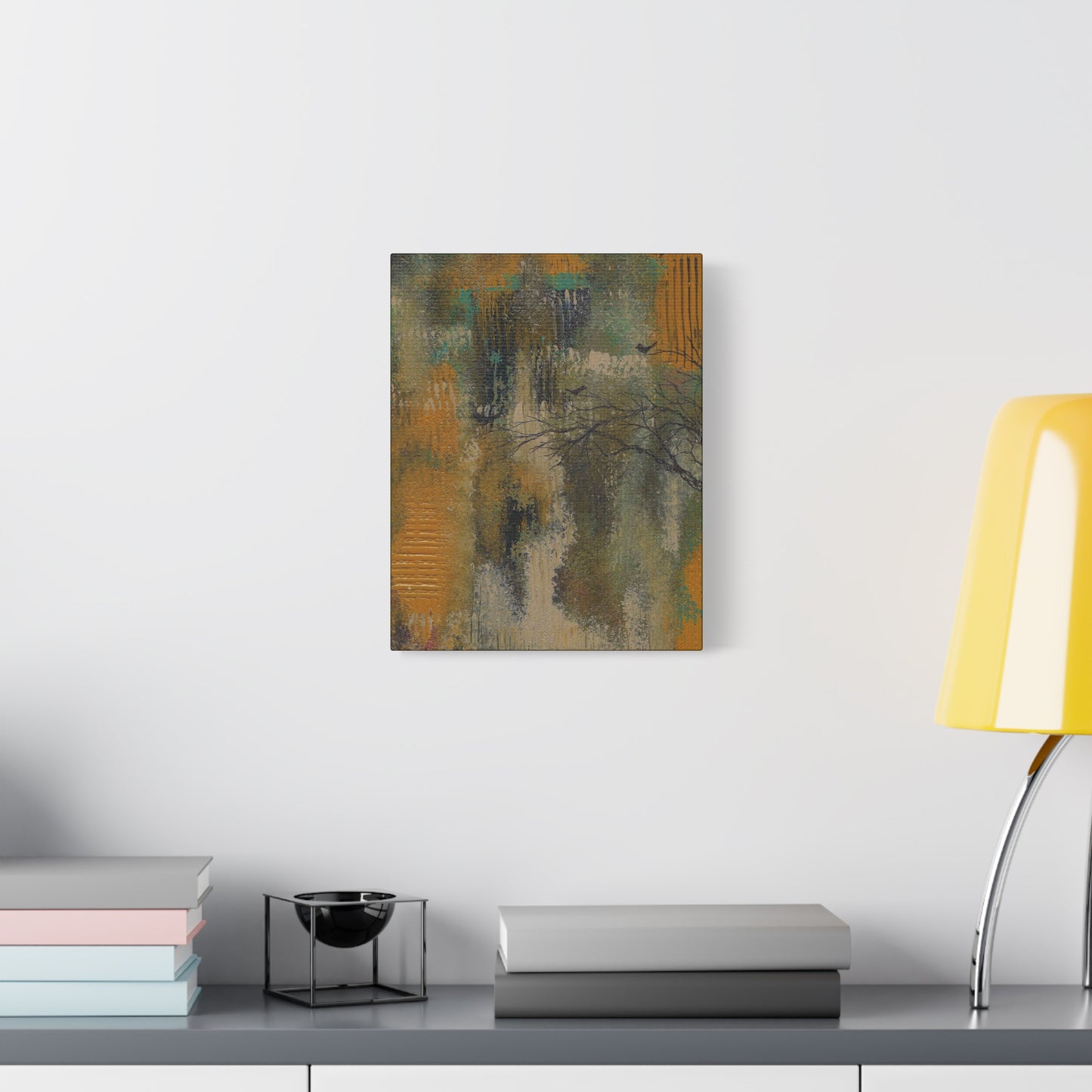 Titled "Sanctuary" Abstract On Canvas