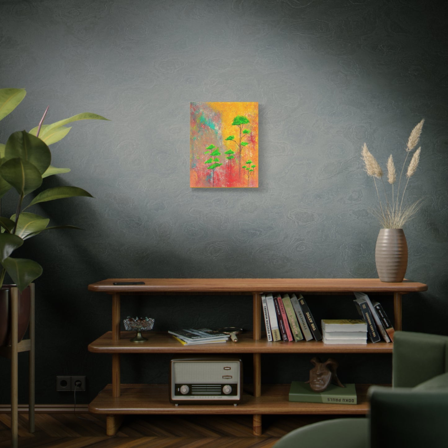 Titled "Afrika" Abstract On Canvas
