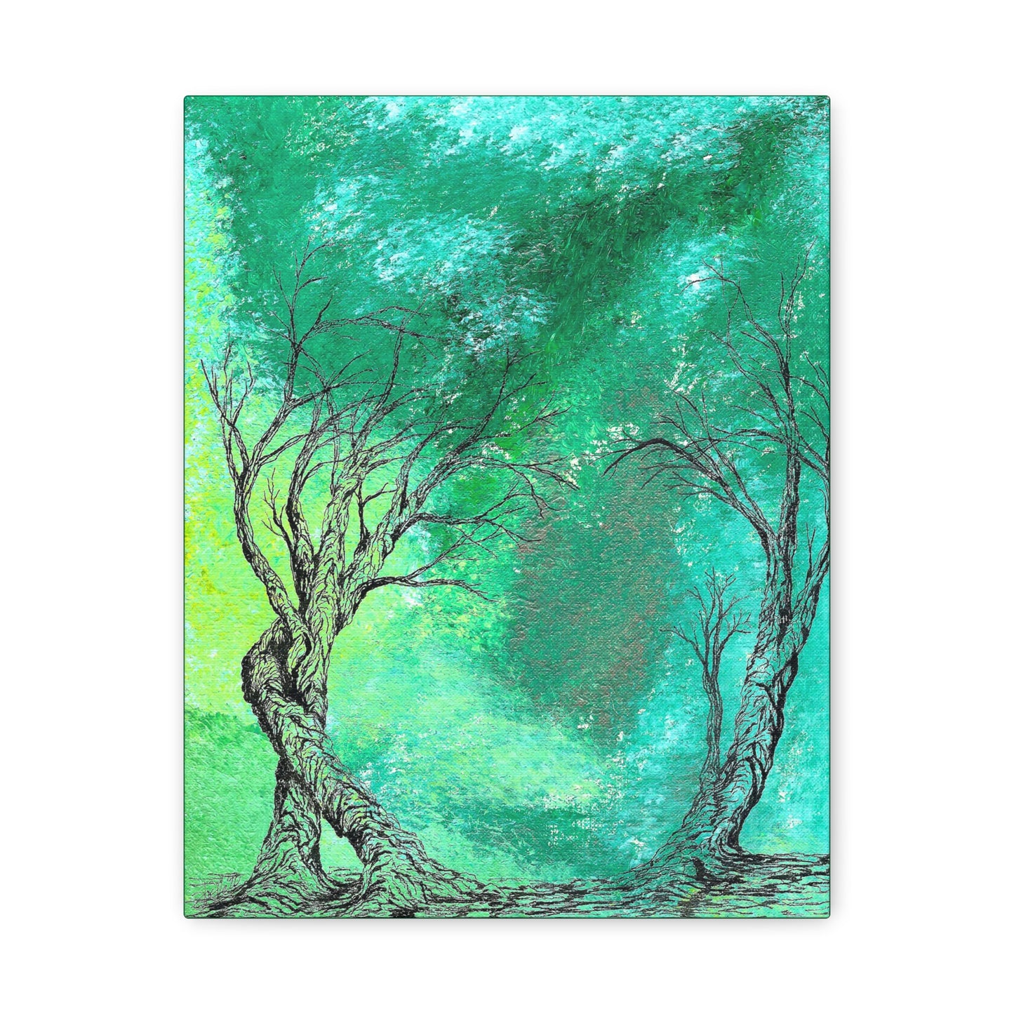 Titled "The Portal" Abstract On Canvas