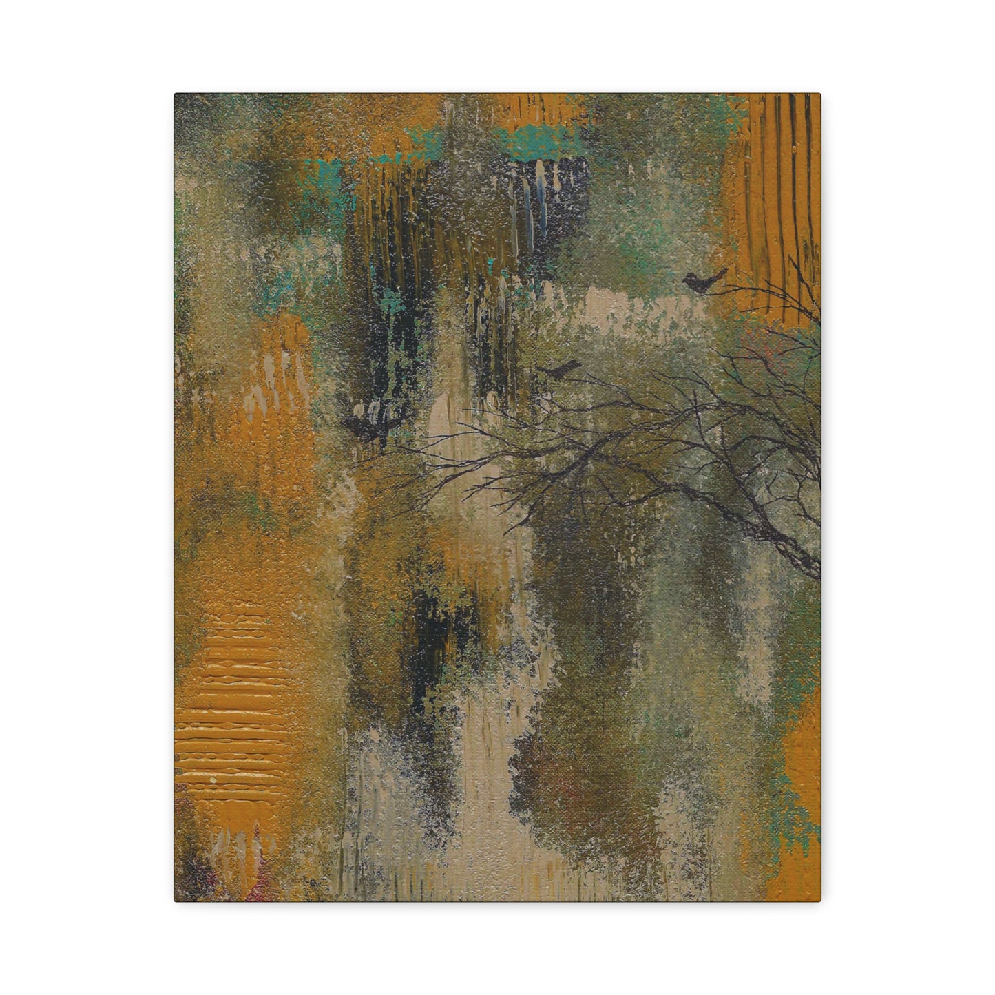 Titled "Sanctuary" Abstract On Canvas