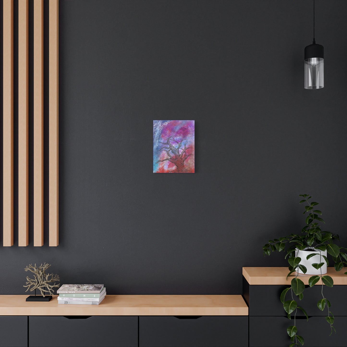 Titled "When Trees Dream" Abstract On Canvas