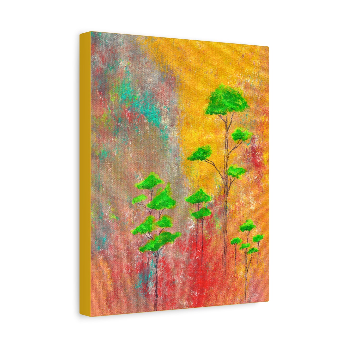 Titled "Afrika" Abstract On Canvas