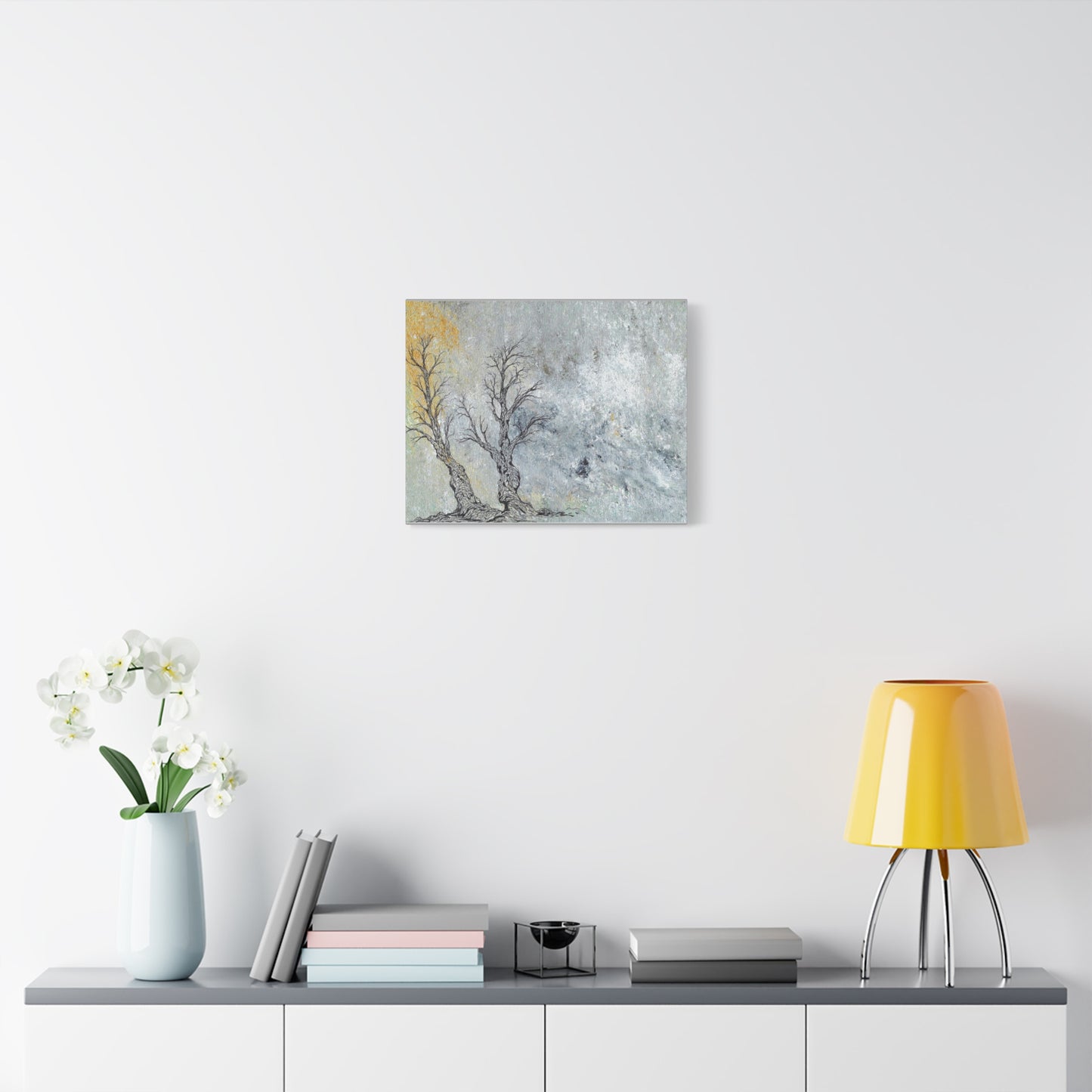 Titled "Trees In The Forest Of Life" Abstract On Canvas