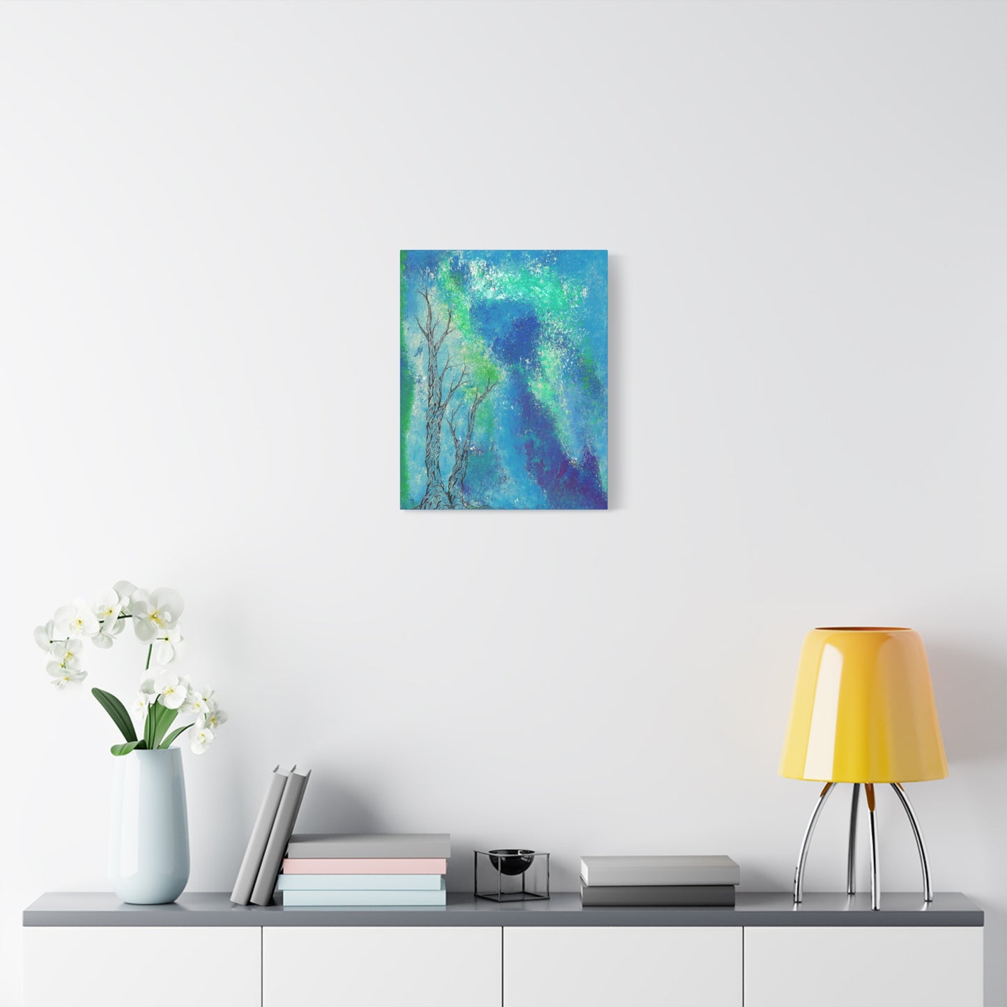 Titled "Into The Unknown" Abstract On Canvas