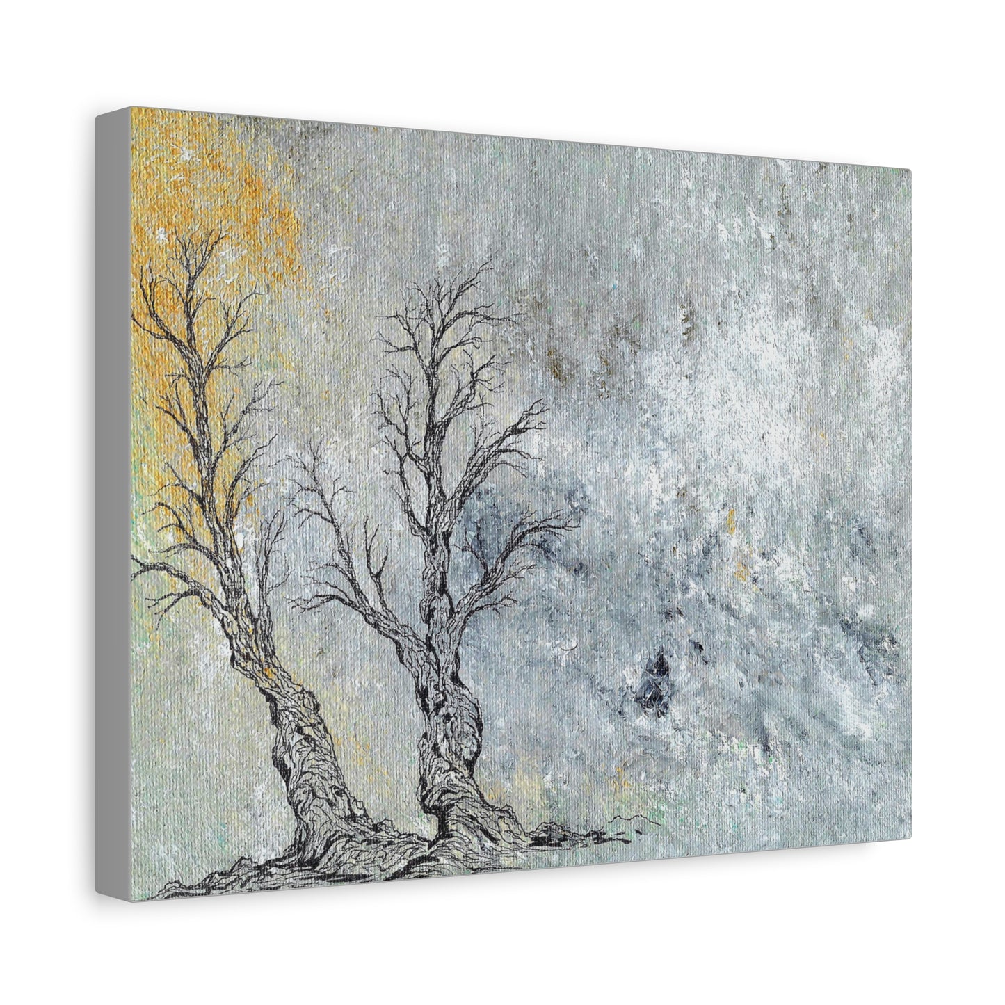 Titled "Trees In The Forest Of Life" Abstract On Canvas