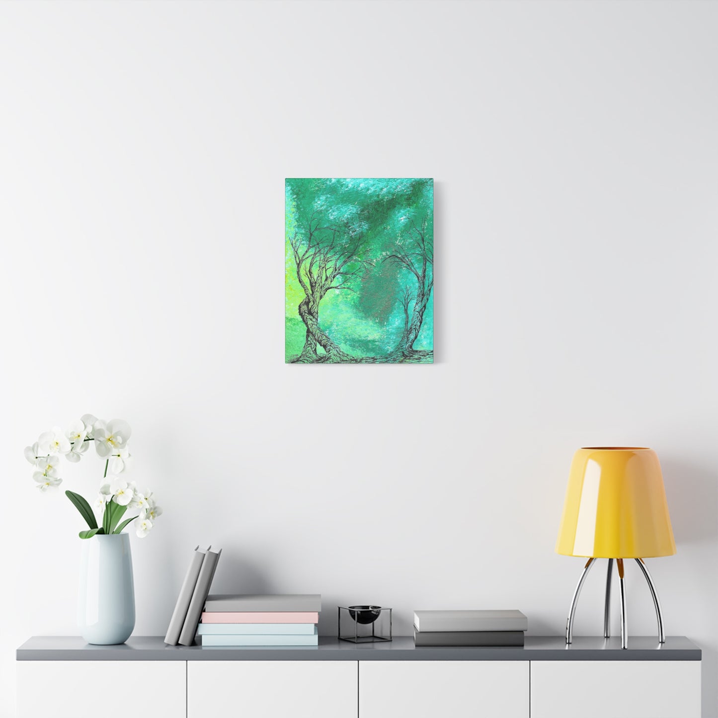 Titled "The Portal" Abstract On Canvas