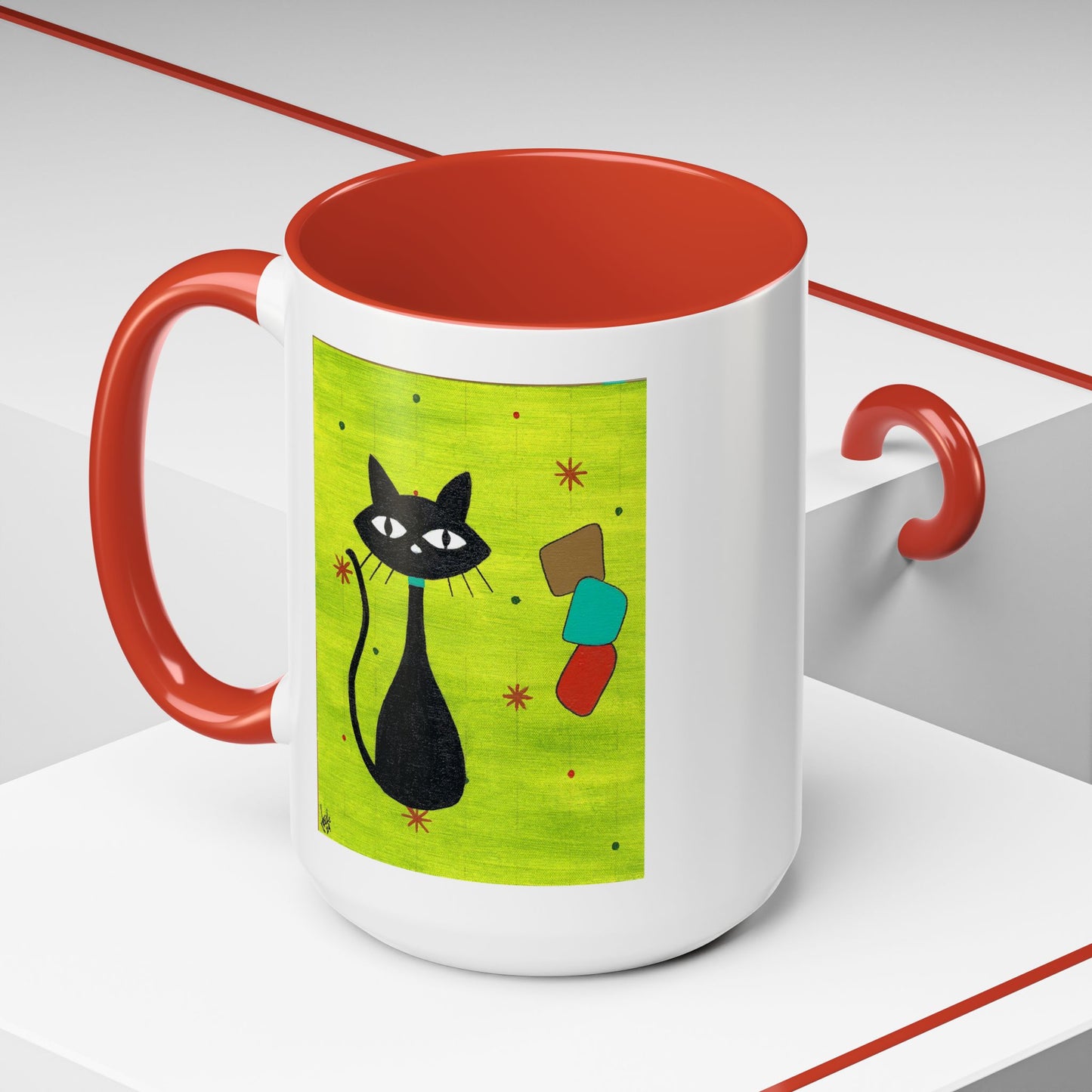 Mug - Play Time Fun Retro Artwork Coffee Mug (11, 15oz)