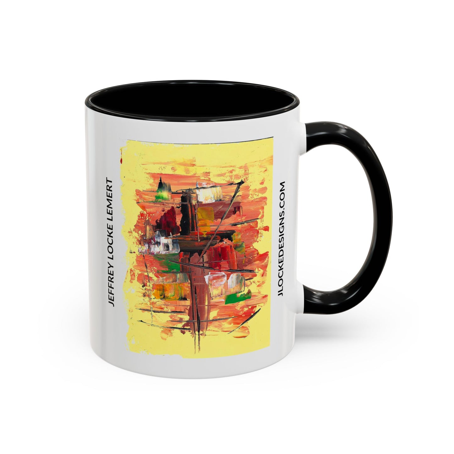 Coffee Mug With Original Art Design In The Harbor