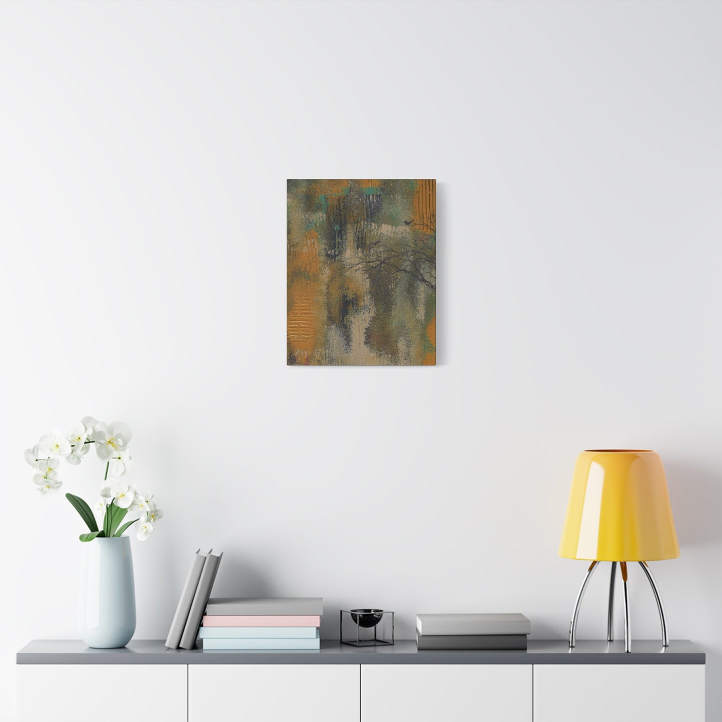 Titled "Sanctuary" Abstract On Canvas