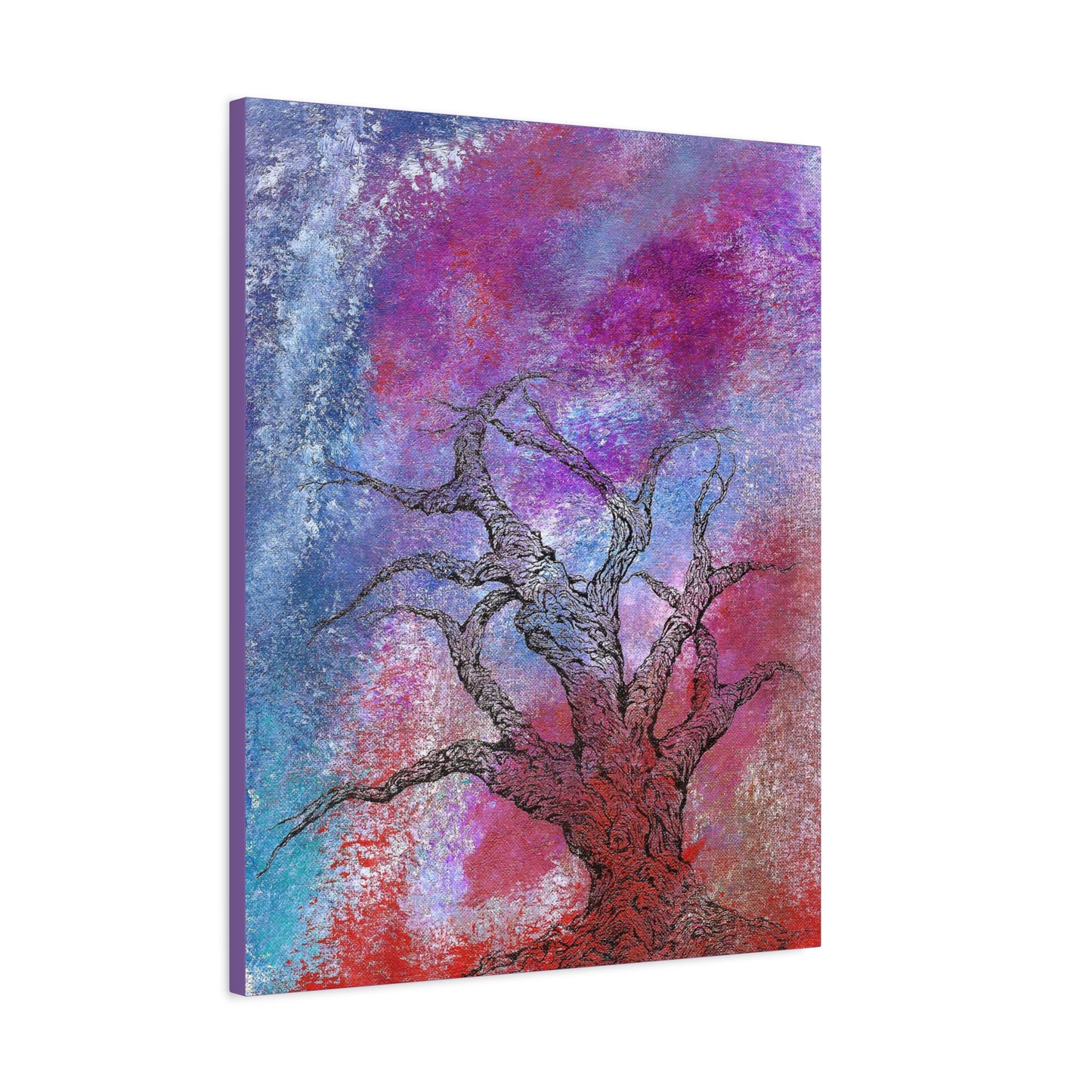 Titled "When Trees Dream" Abstract On Canvas