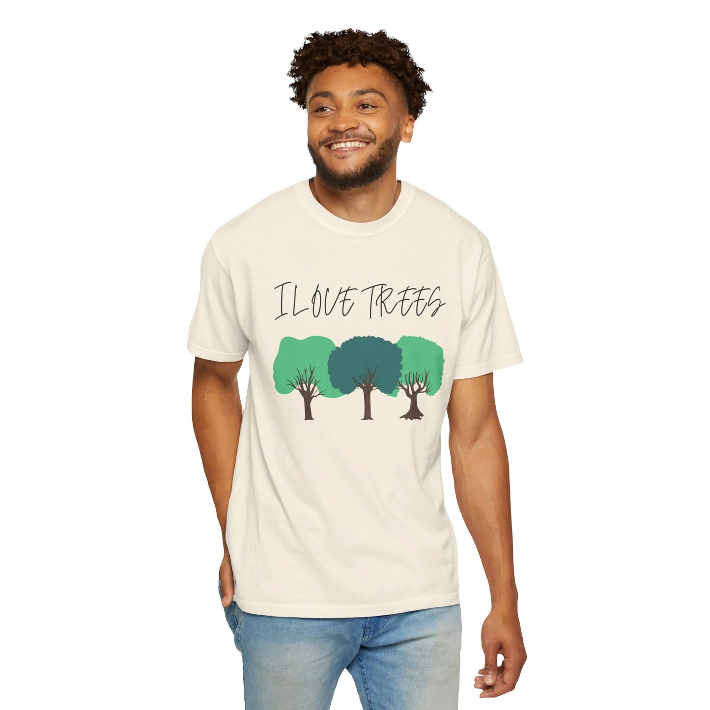 Unisex T-Shirt - I Love Trees Quote, Save the Planet, Earth Day, Environment Clothing