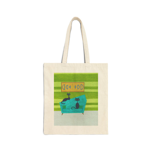 Retro Cat Tote Bag