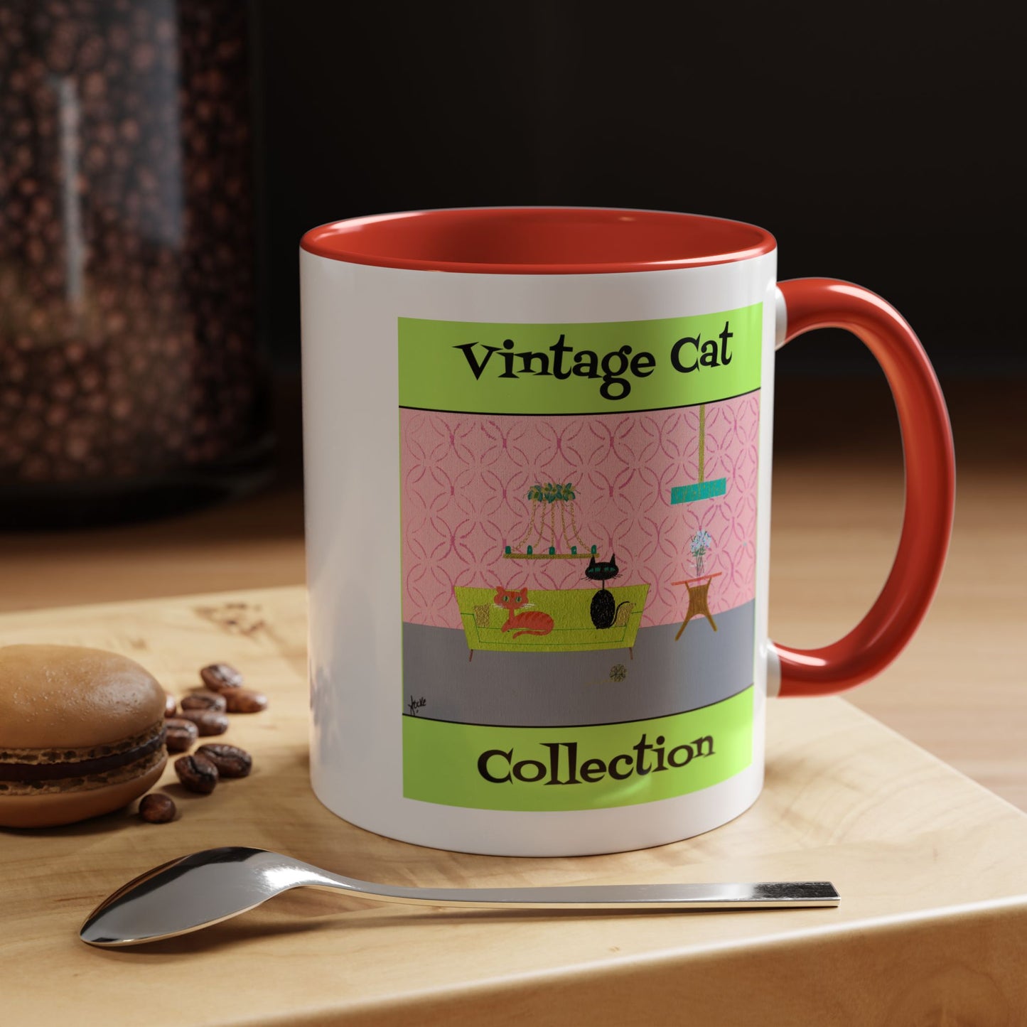 Vintage Cat Collection Coffee Mug
