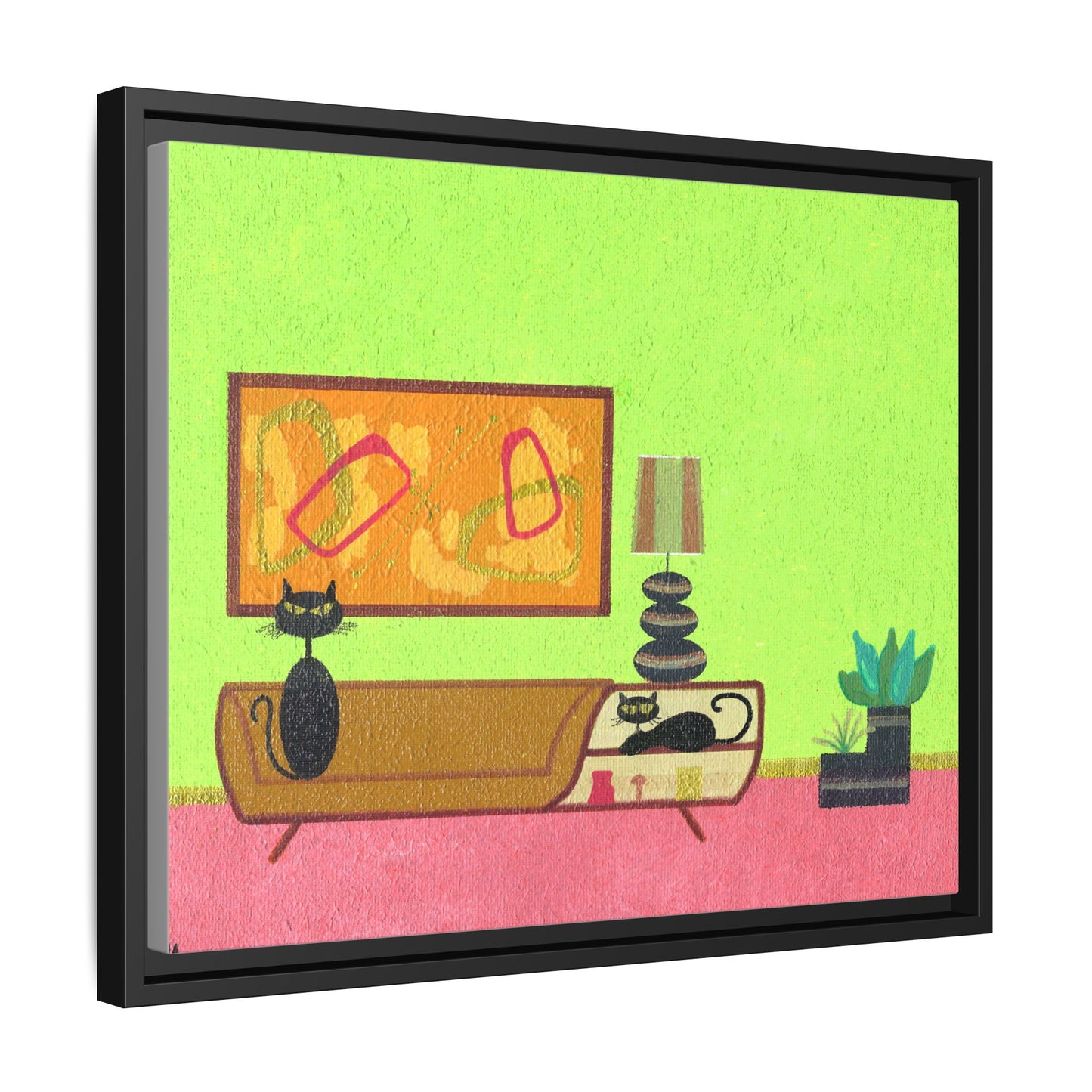 My Secret Spot Vintage Inspired Framed Canvas Print