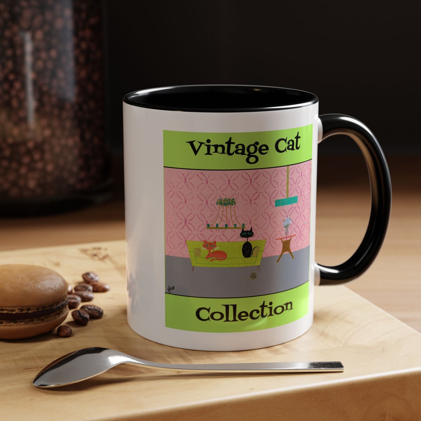 Vintage Cat Collection Coffee Mug