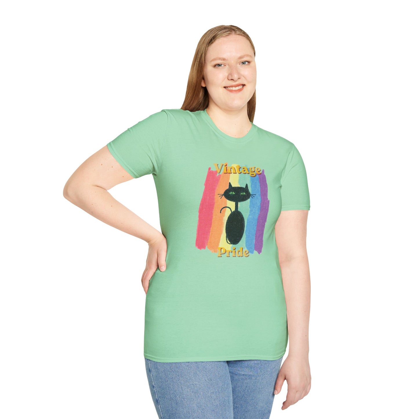 Vintage Pride With Cat Image