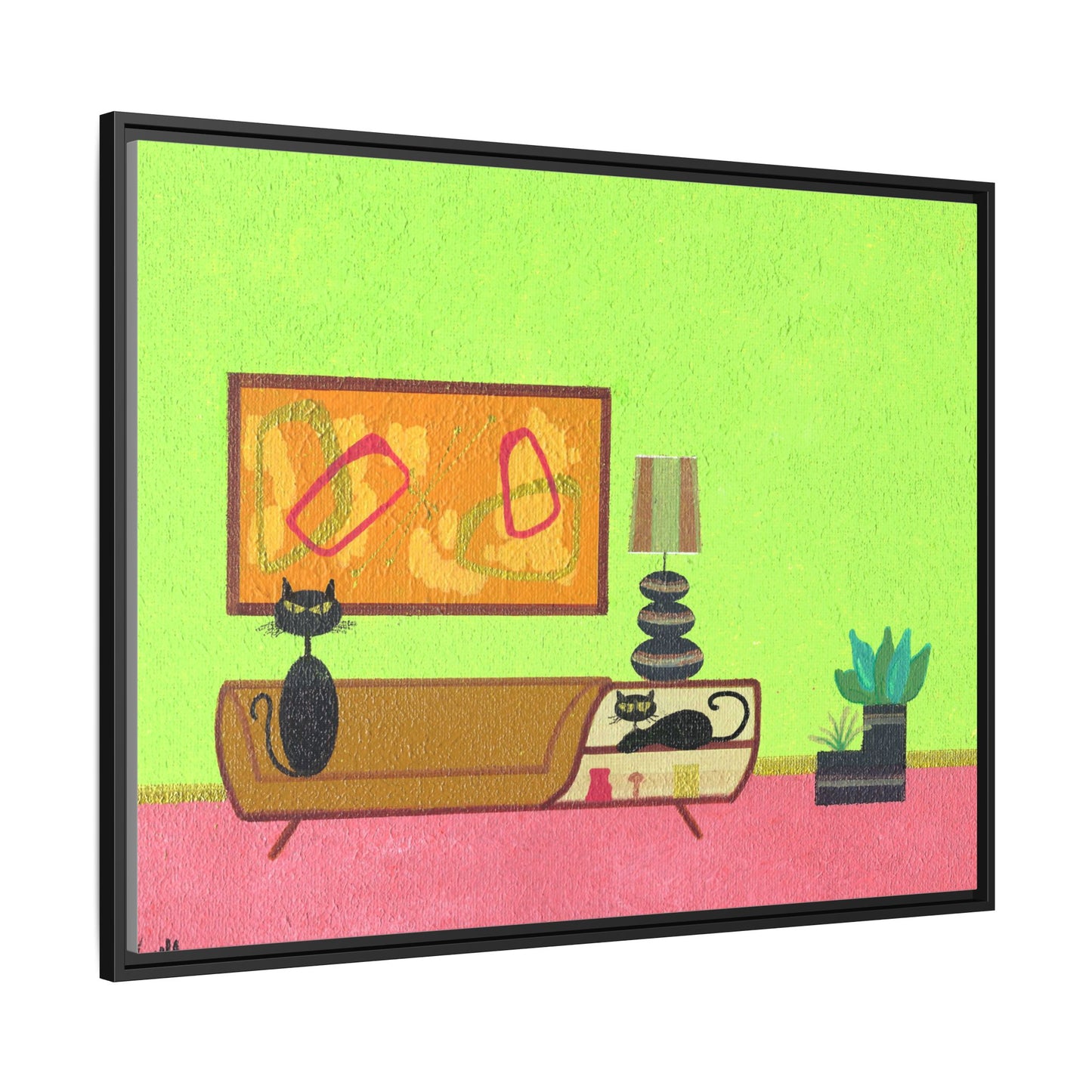 My Secret Spot Vintage Inspired Framed Canvas Print